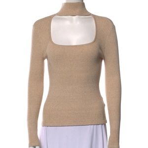 Jonathan Simkhai Tan Turtleneck Sweater
